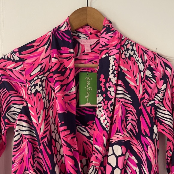 Lilly Pulitzer Felizia Silk Dress “A Jungle In Here” - Picture 2 of 6